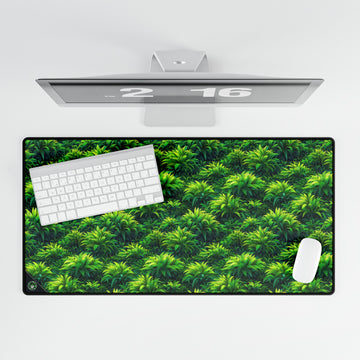 Cute Cartoon "Touch Grass" Desk Mat - Design 3